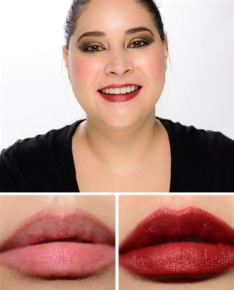 YSL SLIM GLOW MATTE LIPSTICK in Secret Rosewood Swatch 